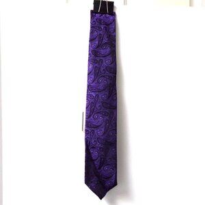 Chaps Purple Paisley Neck Tie